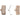 D02S-MX Disc Brake Pad and Spring - Metal Compound, Stainless Steel Back Plate, One Pair