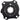 RED/Force AXS Power Meter Spider - 107 BCD, 8-Bolt Crank Interface, 1x/2x, Black, D1