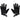 Youth Gloves - Pure Black