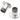 XL Concave Carbide Aluminum Studs